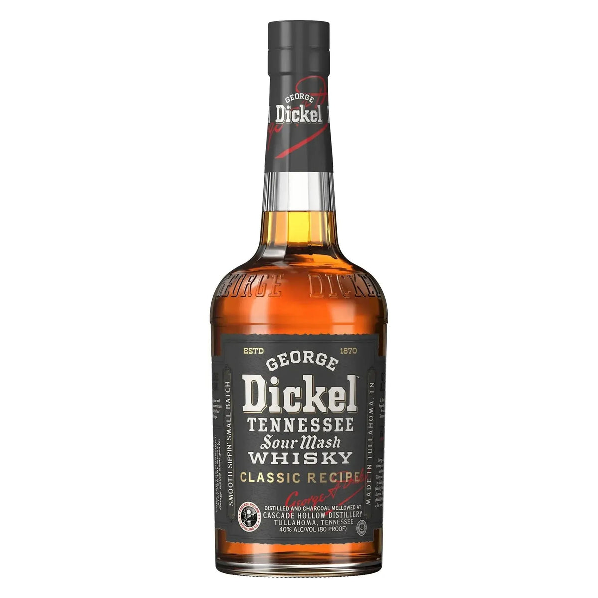 George Dickel Classic Recipe No.8 Tennessee Whiskey 1L