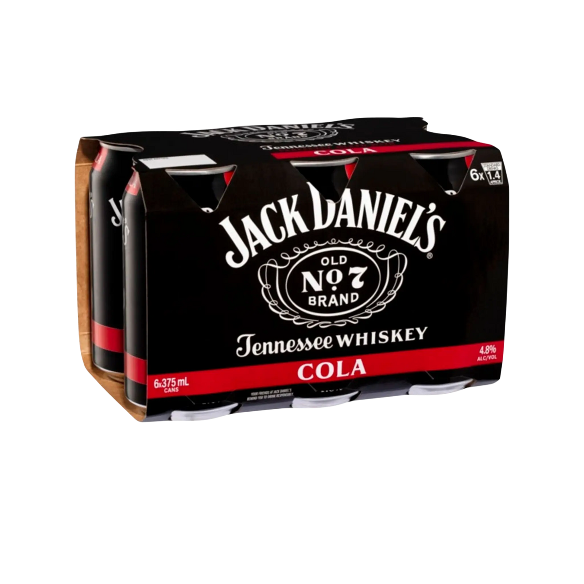 Jack Daniels & Cola (6 Pack)