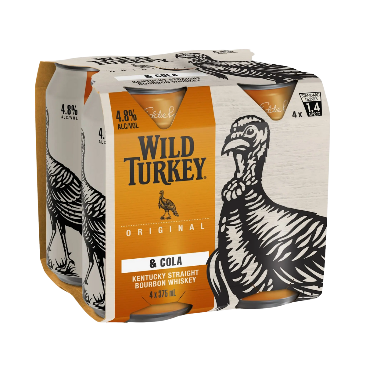 Wild Turkey And Cola (4 Pack)