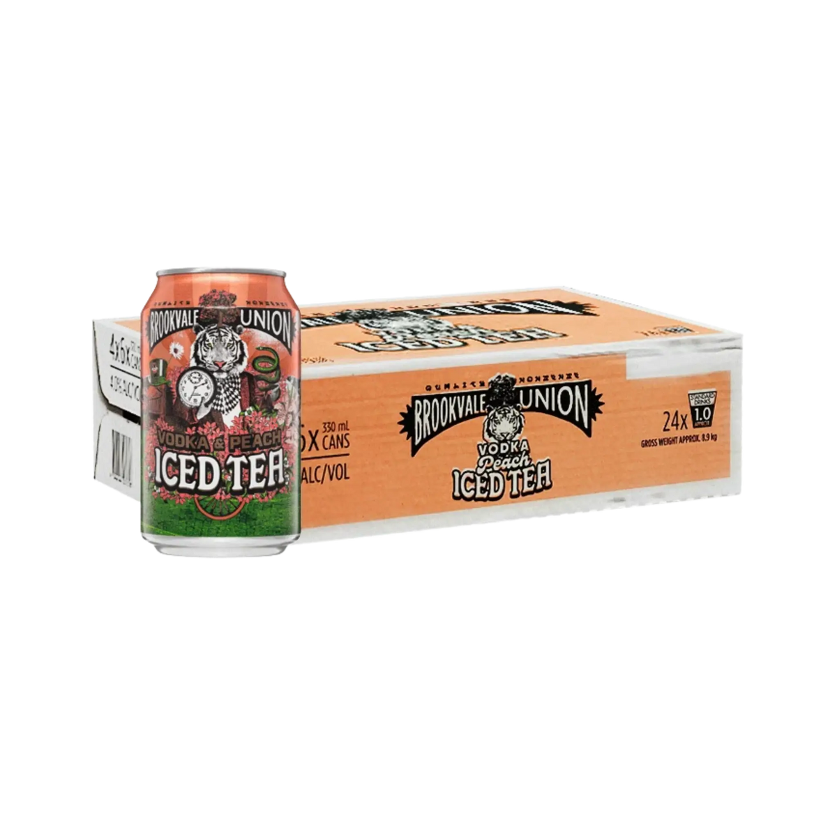 Brookvale Union Vodka & Peach Iced Tea (Case)