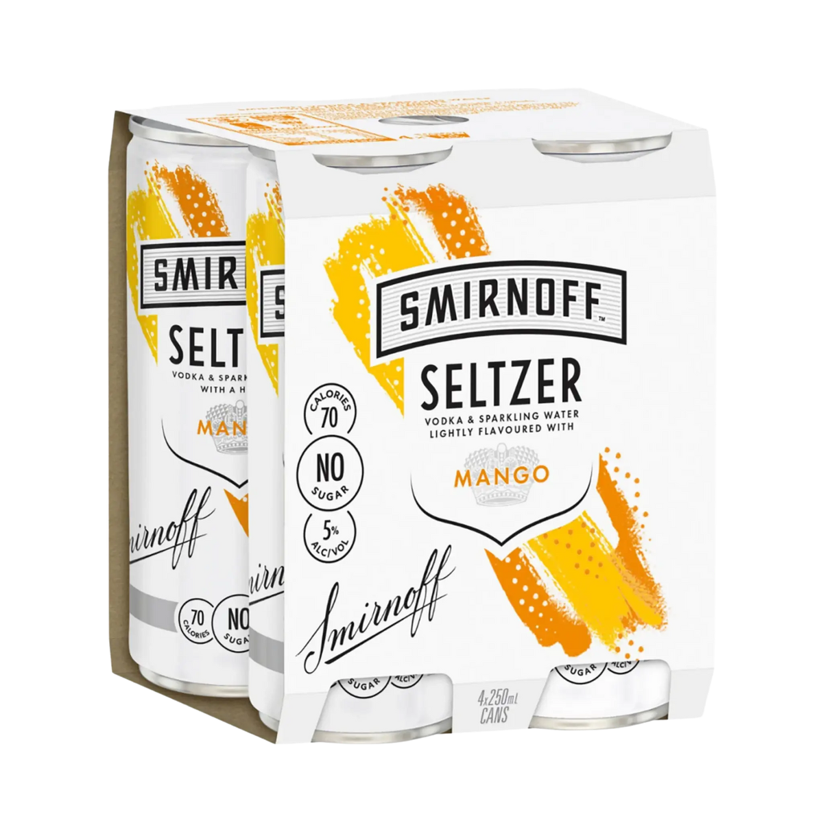 Smirnoff Seltzer Mango (4 Pack)