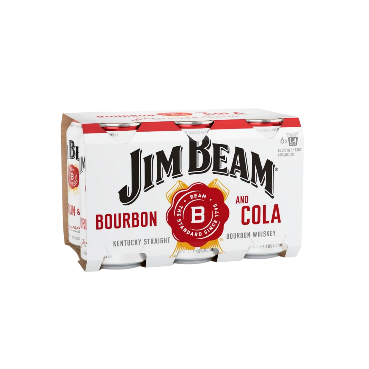 Jim Beam White & Cola (6 Pack)