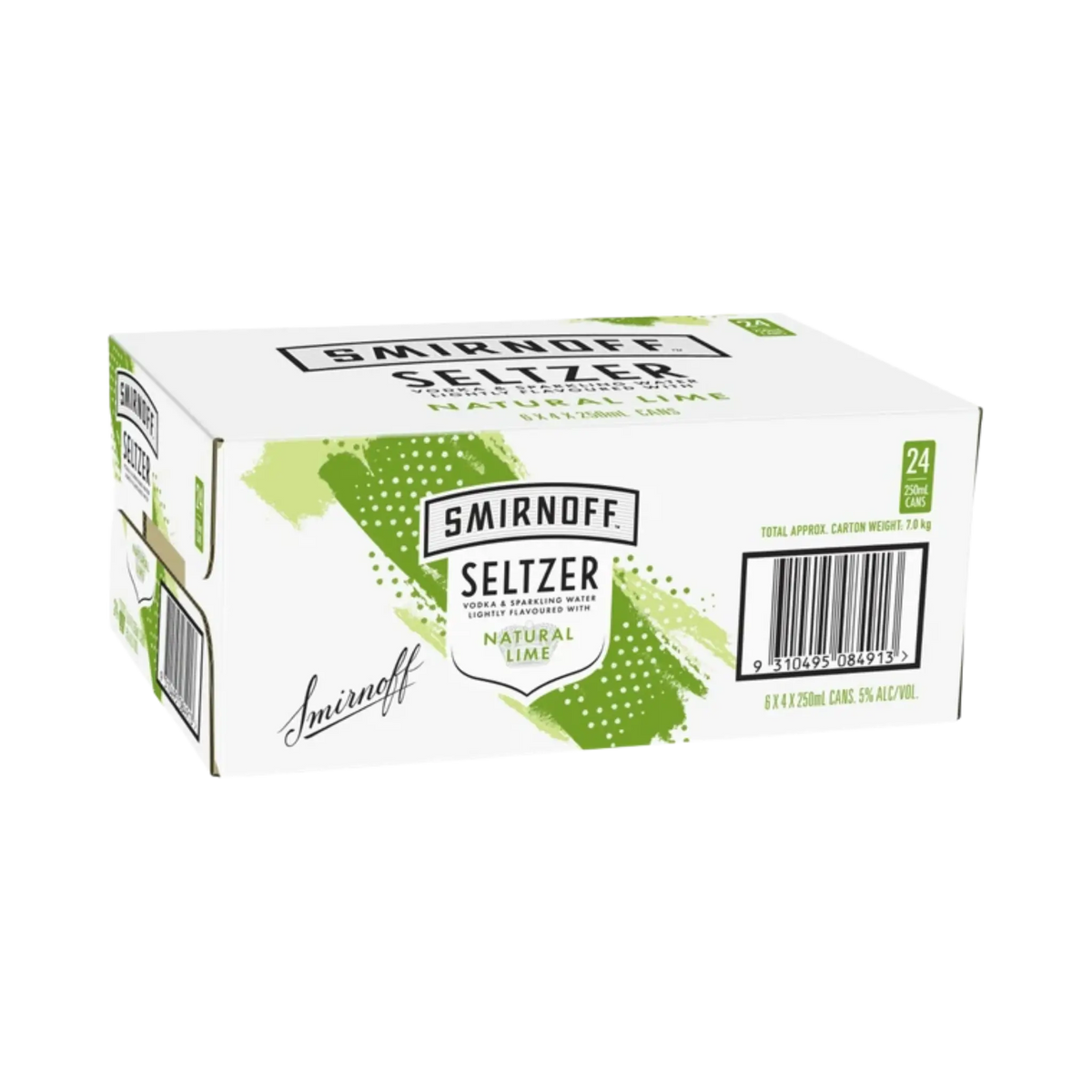 Smirnoff Seltzer Lime (Case)