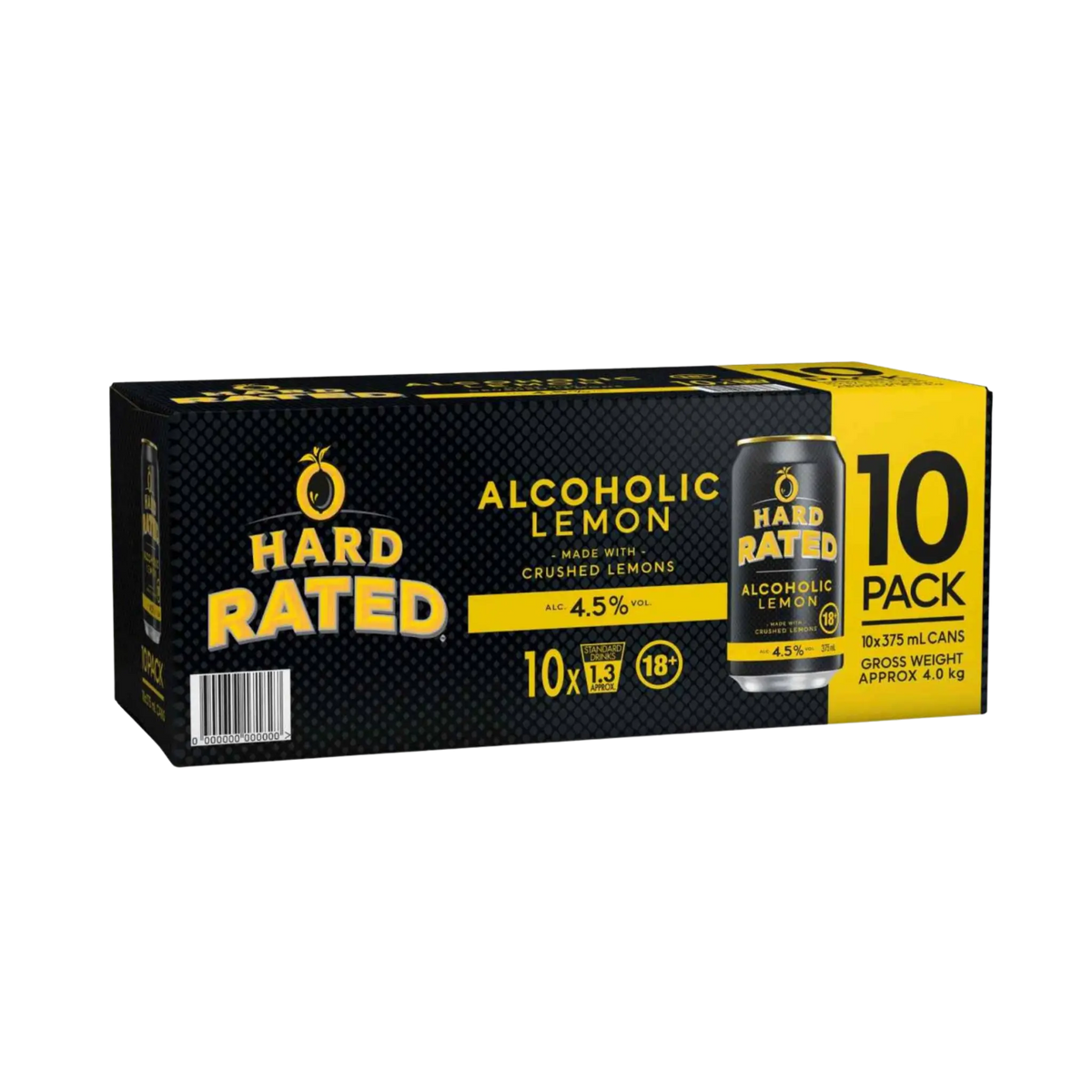Hard Rated 4.5% (10 Pack)