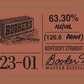 Booker's True Barrel Bourbon 750ml (Batch 2023-01E)