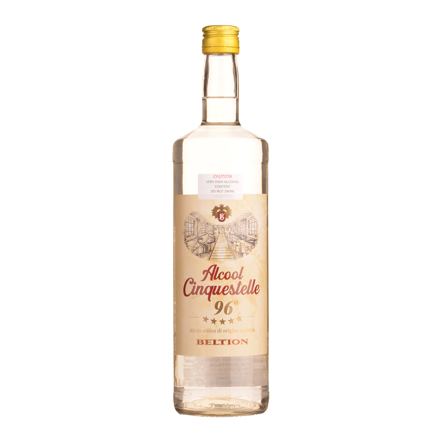 Beltion Alcool Cinquestelle 96% Alcohol Spirit 1L