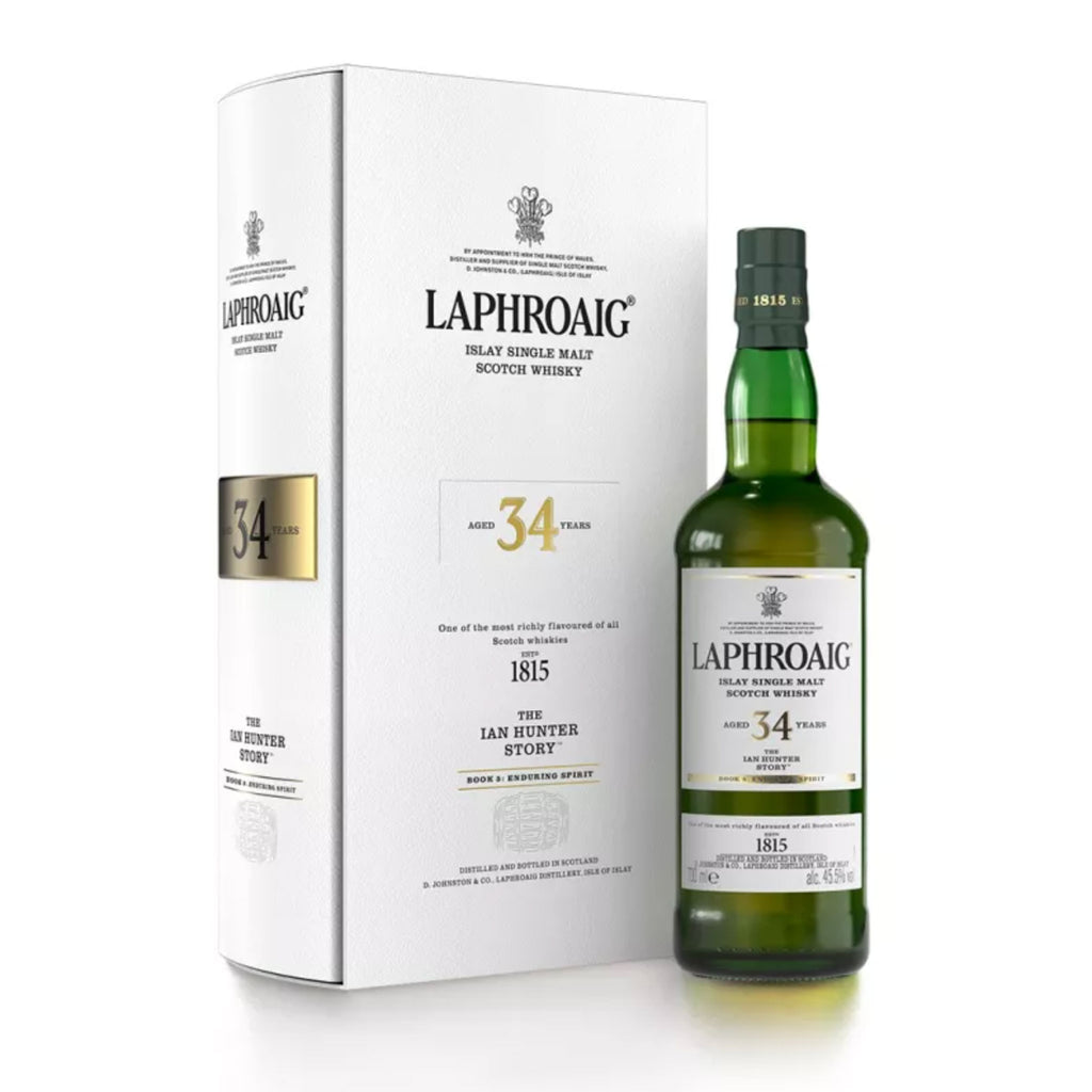 Laphroaig 34 Year Old The Ian Hunter Story Book #5 Single Malt Scotch Whisky 700ml