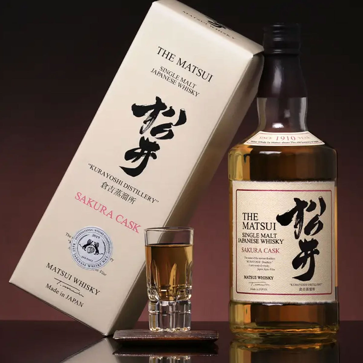 Kurayoshi Matsui Sakura Cask Single Malt Japanese Whisky 700ml
