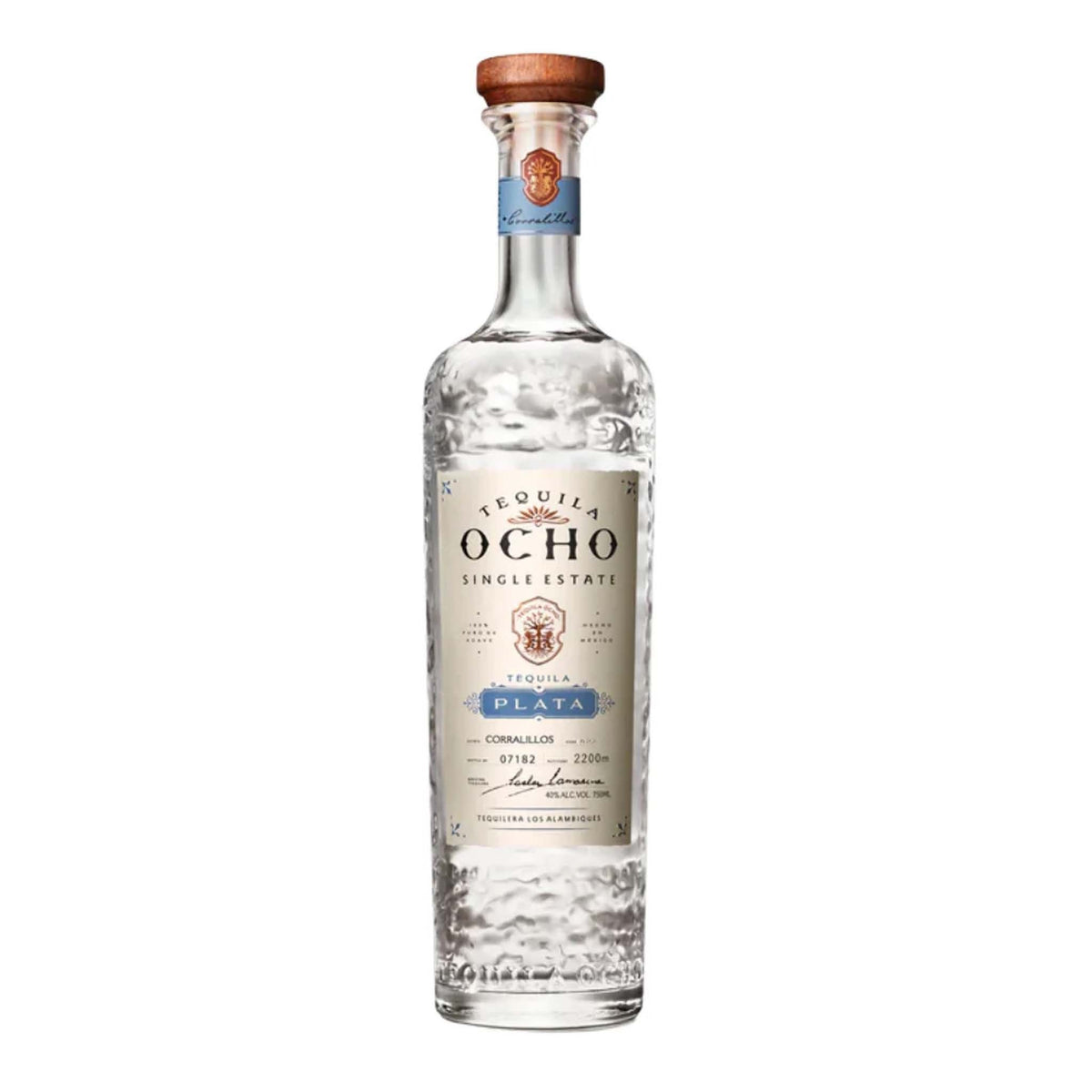 Tequila Ocho Plata 750ml