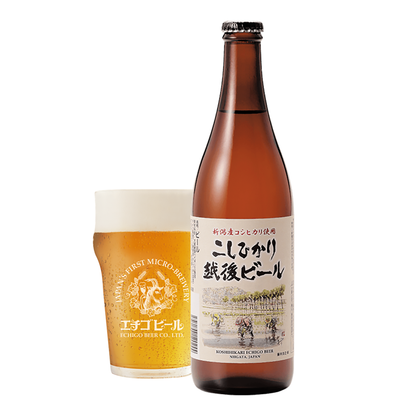 Echigo Koshihikari Rice Lager 500ml (Bottle)