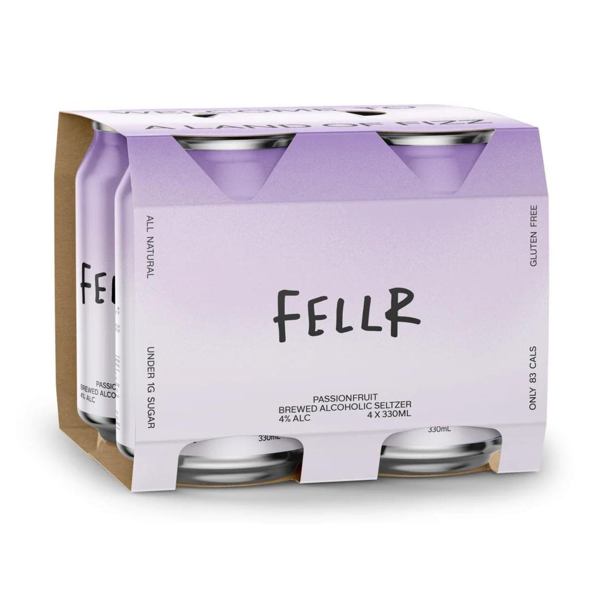 Fellr Passionfruit Seltzer (4 Pack)