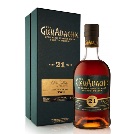 GlenAllachie 21 Year Old Single Malt Scotch Whisky 700ml (Batch 2)