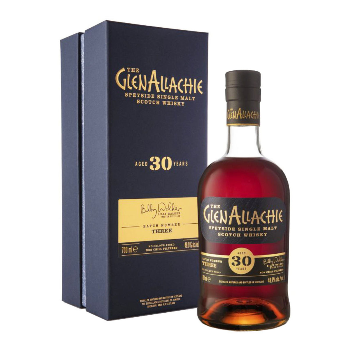 GlenAllachie 30 Year Old Single Malt Scotch Whisky 700ml (Batch 3)