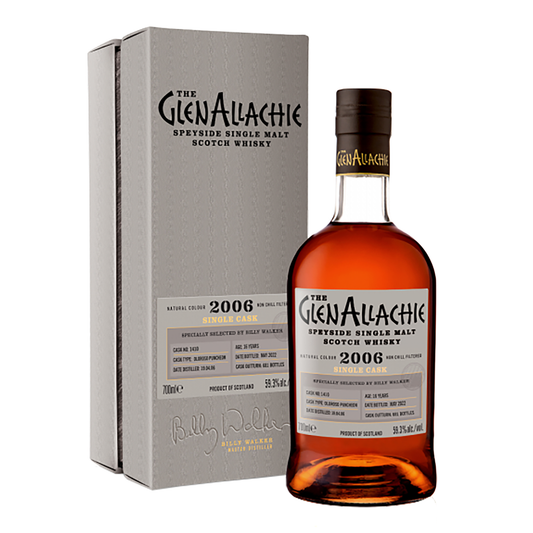 GlenAllachie Single Cask 2006 Olorosso Puncheon 16 Year Old Single Malt Scotch Whisky 700ml