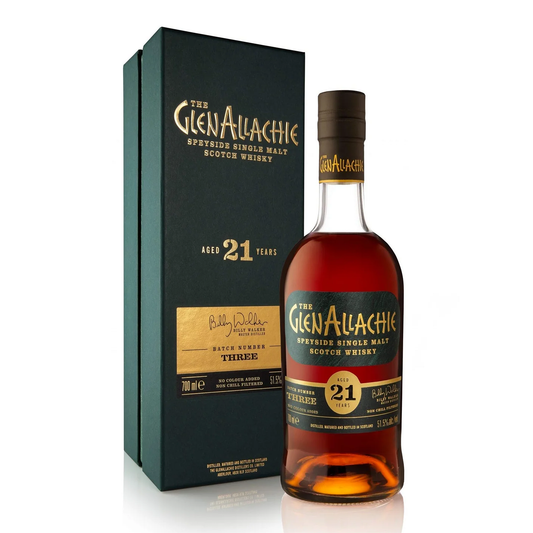 GlenAllachie 21 Year Old Single Malt Scotch Whisky 700ml (Batch 3)