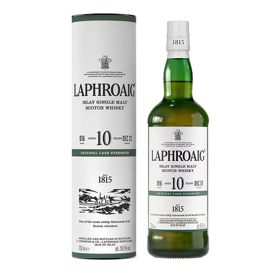 Laphroaig 10 Year Old Cask Strength Single Malt Scotch Whisky 700ml (Batch 16)