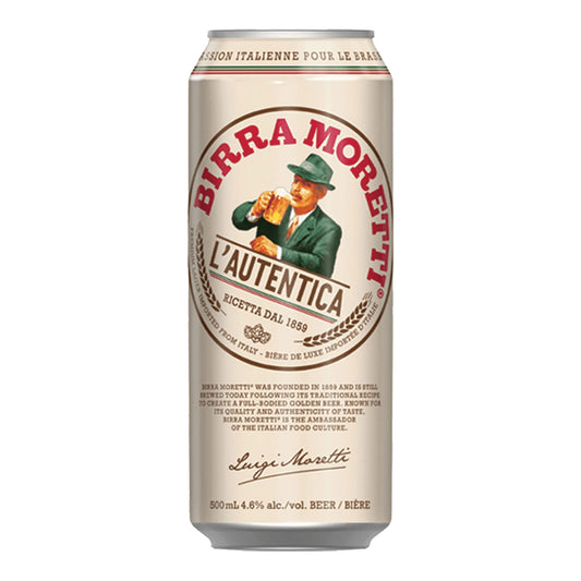 Birra Moretti 500ml Can (Single)