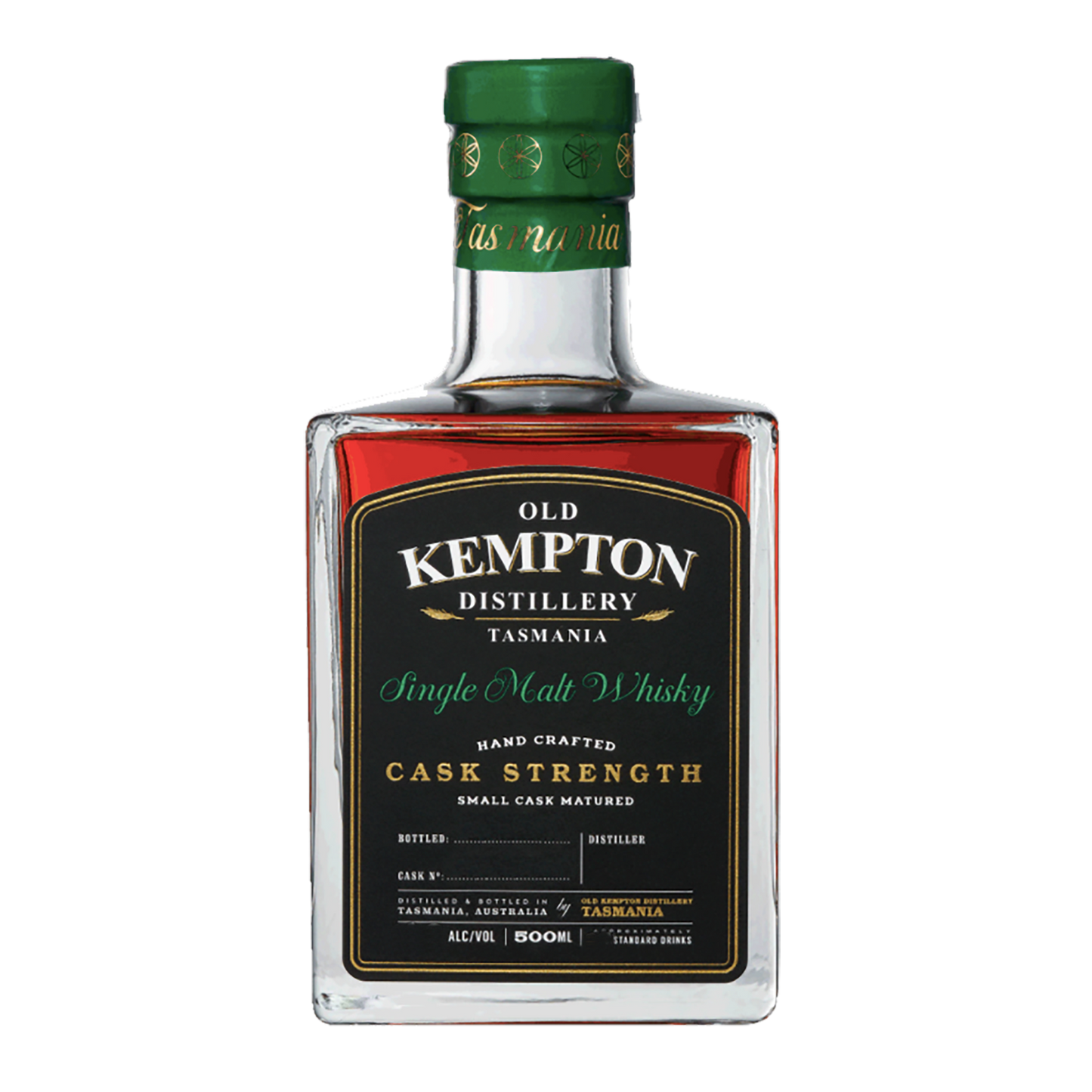 Old Kempton Distillery Pinot Cask Cask Strength Single Malt Whisky 500ML