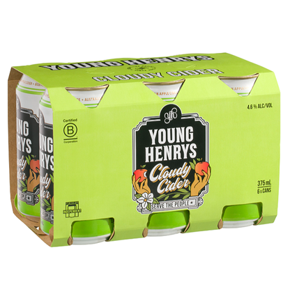 Young Henry's Cloudy Apple Cider (6 Pack)