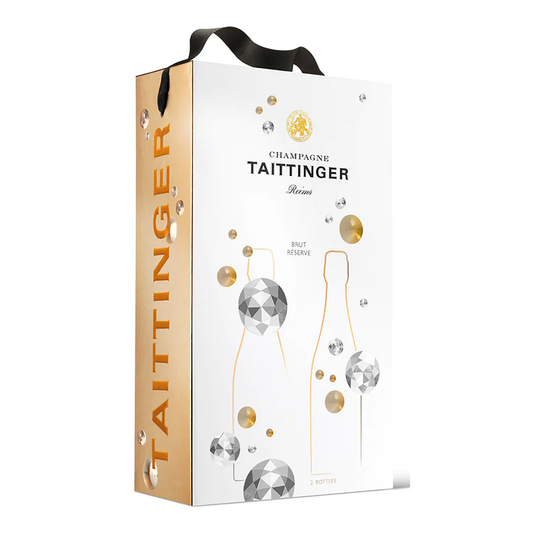 Taittinger Brut Réserve Champagne NV Twin Pack