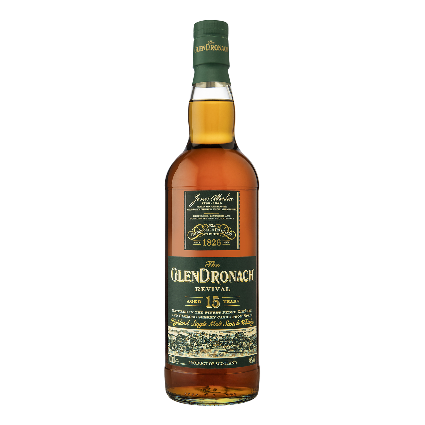 The Glendronach Revival 15 Year Old Single Malt Scotch Whisky 700ml