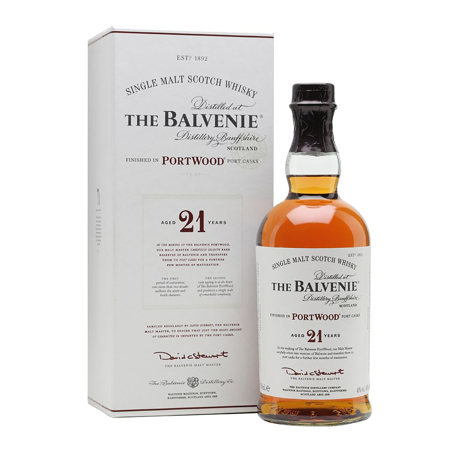 Balvenie Port Wood 21 Year Old Single Malt Scotch Whisky 700ml