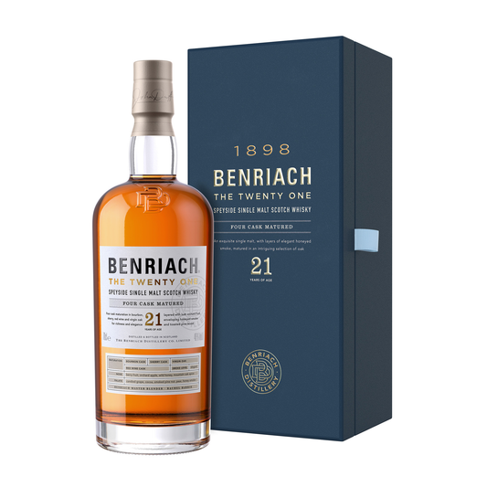 Benriach 21 Year Old Single Malt Scotch Whisky 700ml (New Release) - CBD Cellars