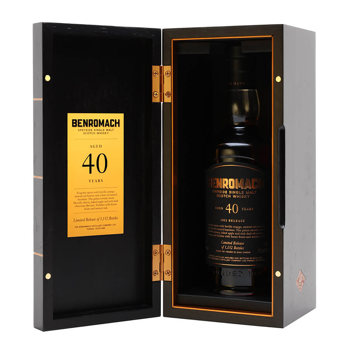 Benromach Heritage 40 Year Old Single Malt Scotch Whisky 700ml (2022 Release)