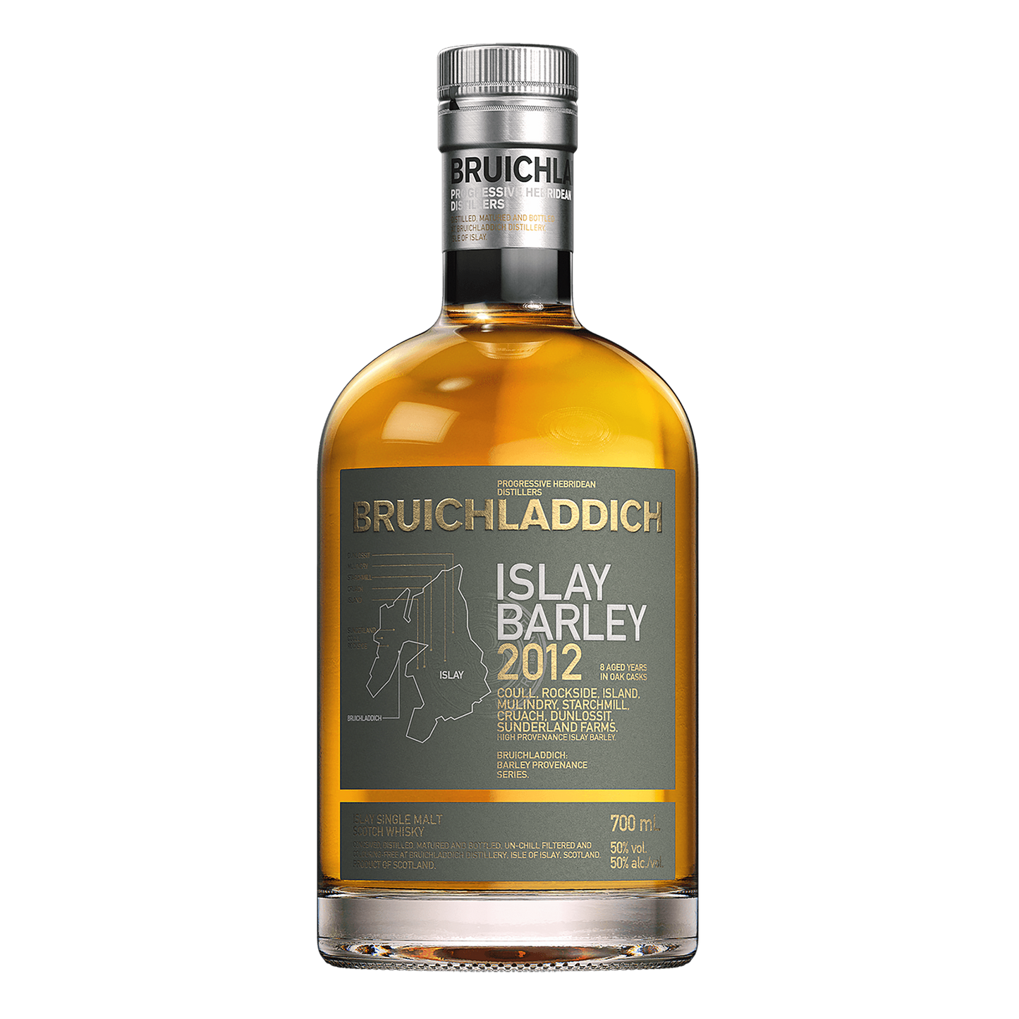 Bruichladdich Islay Barley Unpeated Single Malt Scotch Whisky 700ml (2012 Release)