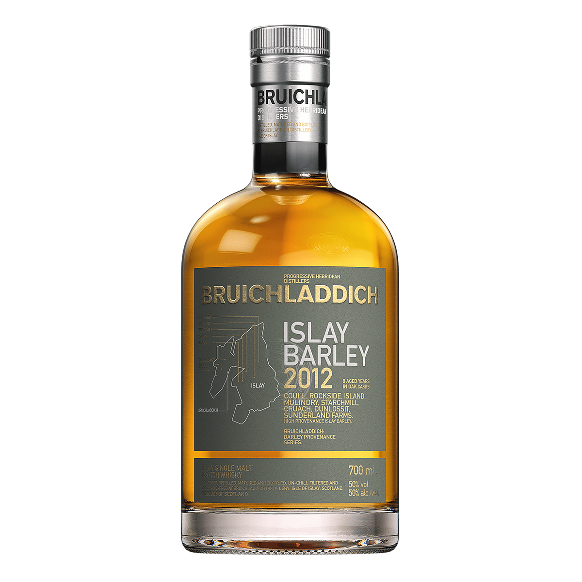 Bruichladdich Islay Barley Unpeated Single Malt Scotch Whisky 700ml (2012 Release) - CBD Cellars