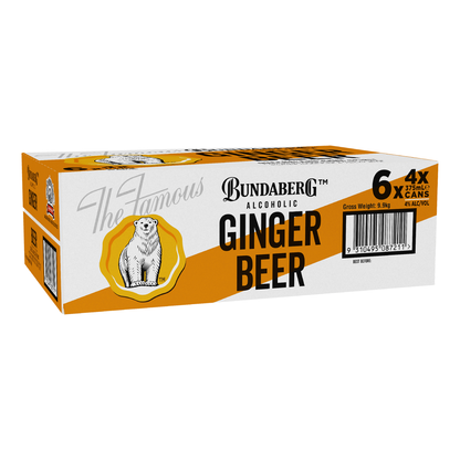 Bundaberg Alcoholic Ginger Beer (Case)