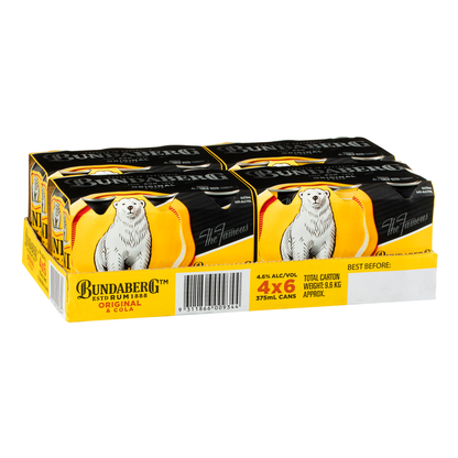 Bundaberg Original Rum & Cola (Case)