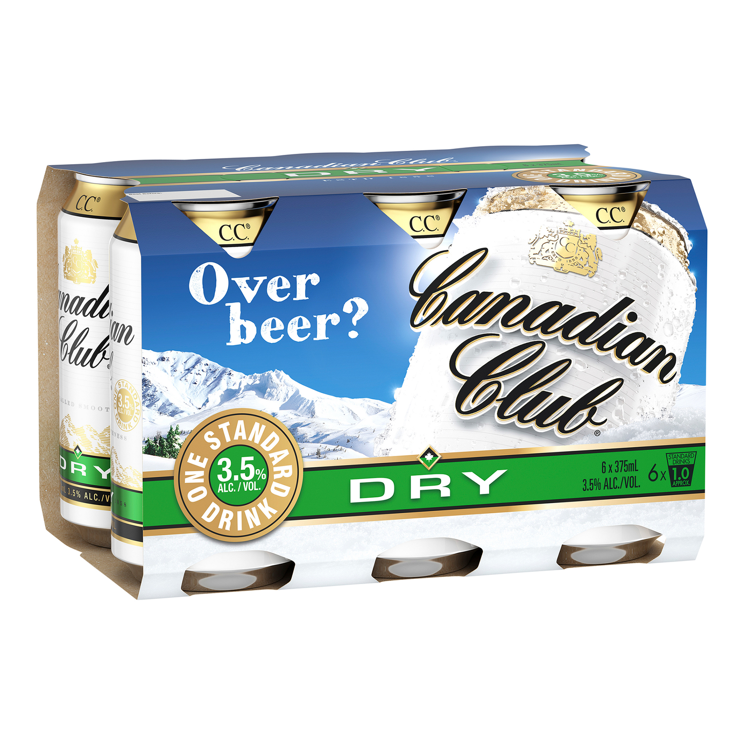 Canadian Club Whisky & Dry Cans (6 Pack)