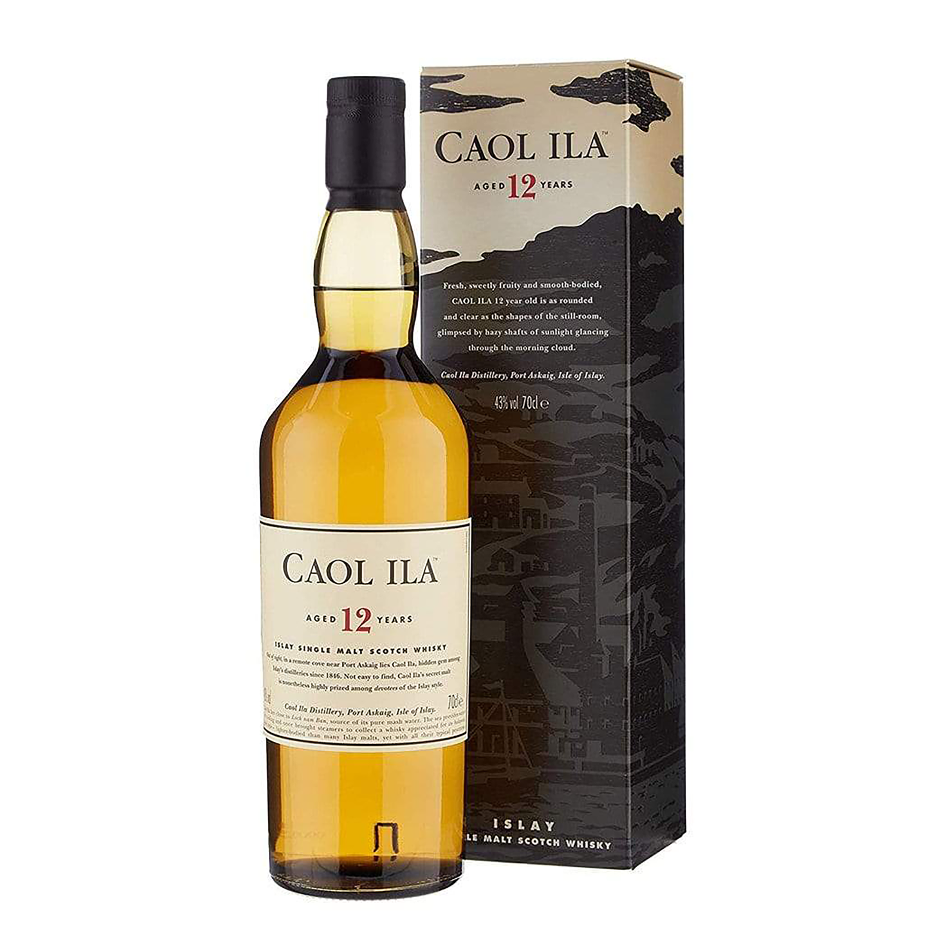 Caol Ila 12 Year Old Single Malt Scotch Whisky 700ml - CBD Cellars