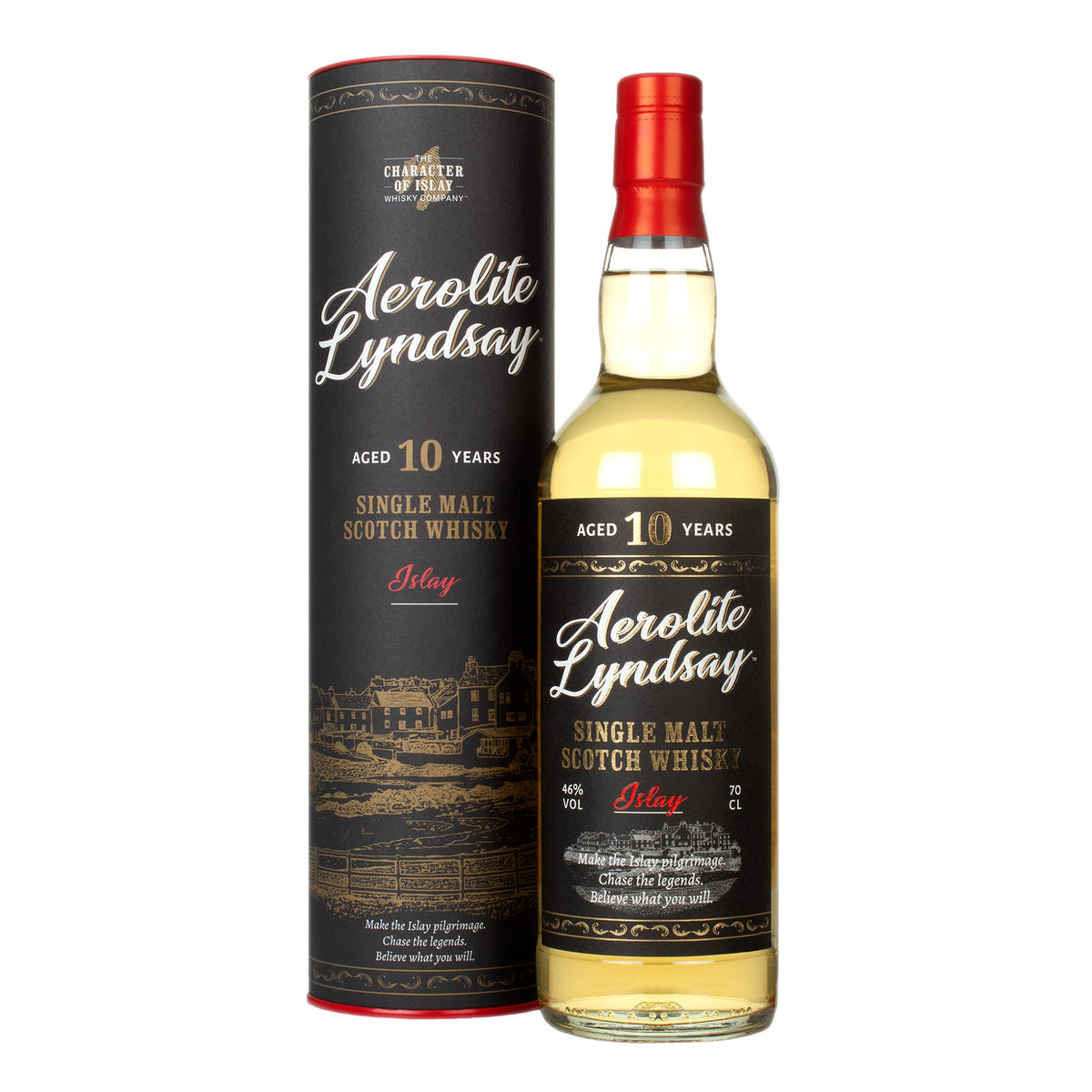 Character of Islay Whisky Company Aerolite Lyndsay 10 Year Old Islay Single Malt Scotch Whisky 700mL - CBD Cellars