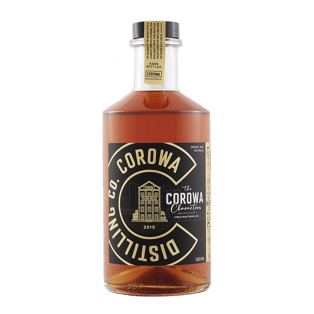 Corowa Characters Wine Cask Single Malt Whisky 500mL - CBD Cellars