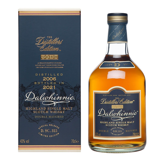 Dalwhinnie Distillers Edition Double Matured Single Malt Scotch Whisky 700ml (2021 Bottling)