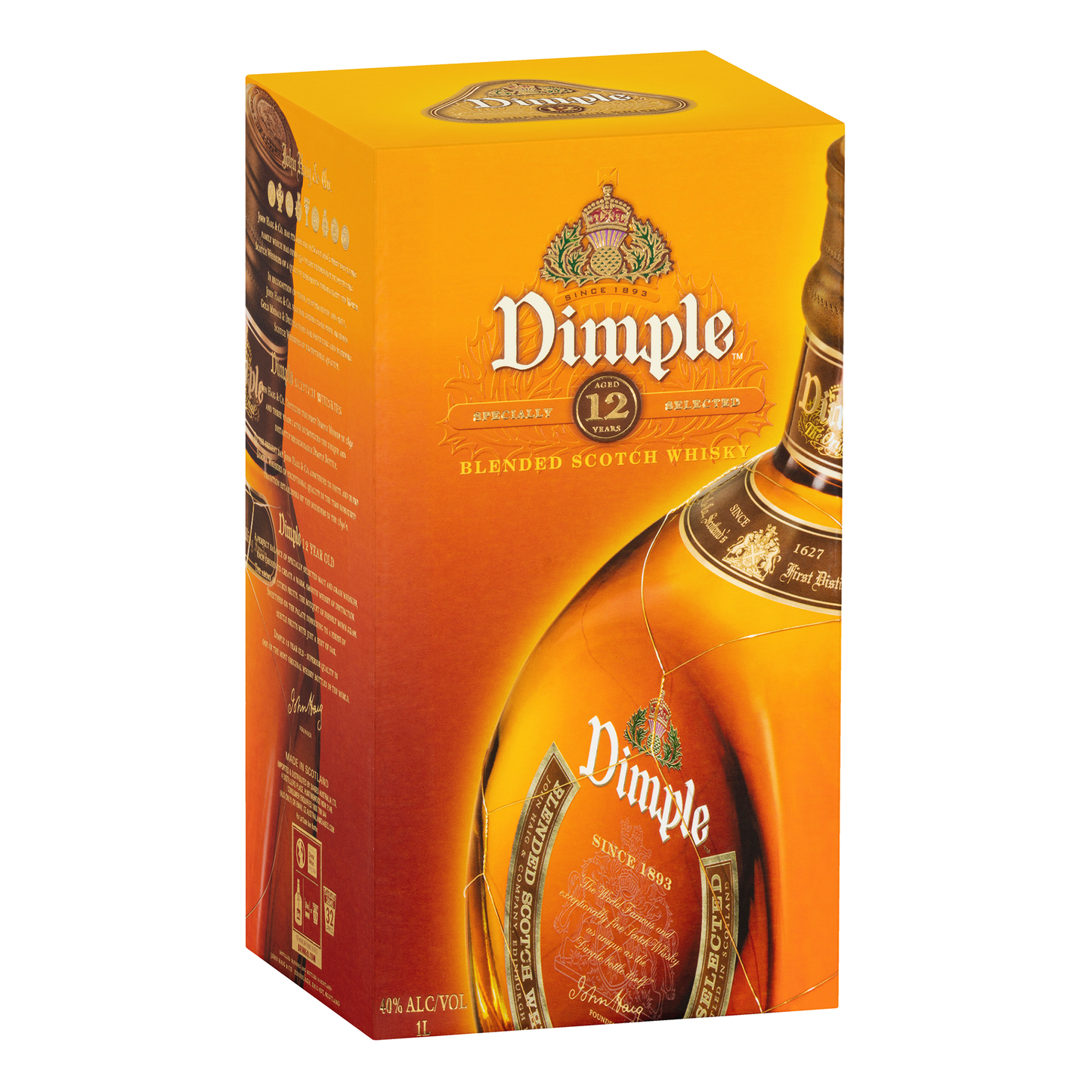 Dimple 12 Year Old Blended Scotch Whisky 700mL