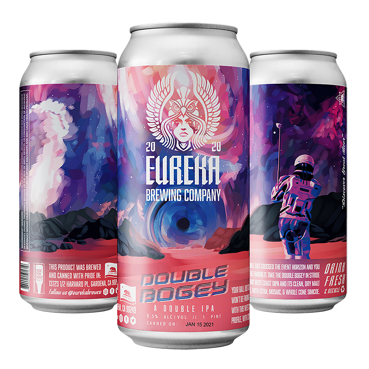 Eureka Brewing Co. Double Bogey West Coast DIPA (4 Pack)