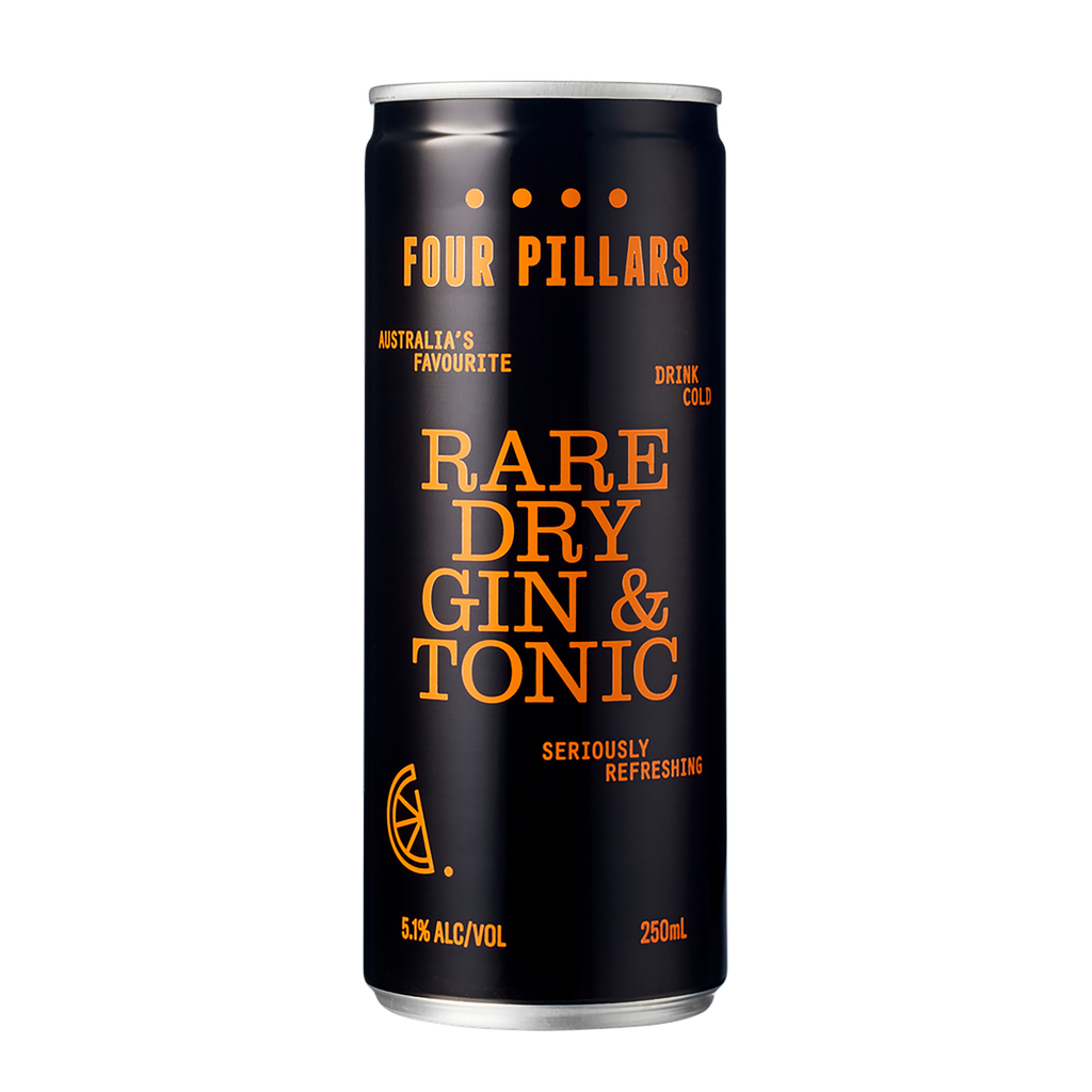 Four Pillars Rare Dry Gin & Tonic (4 Pack)