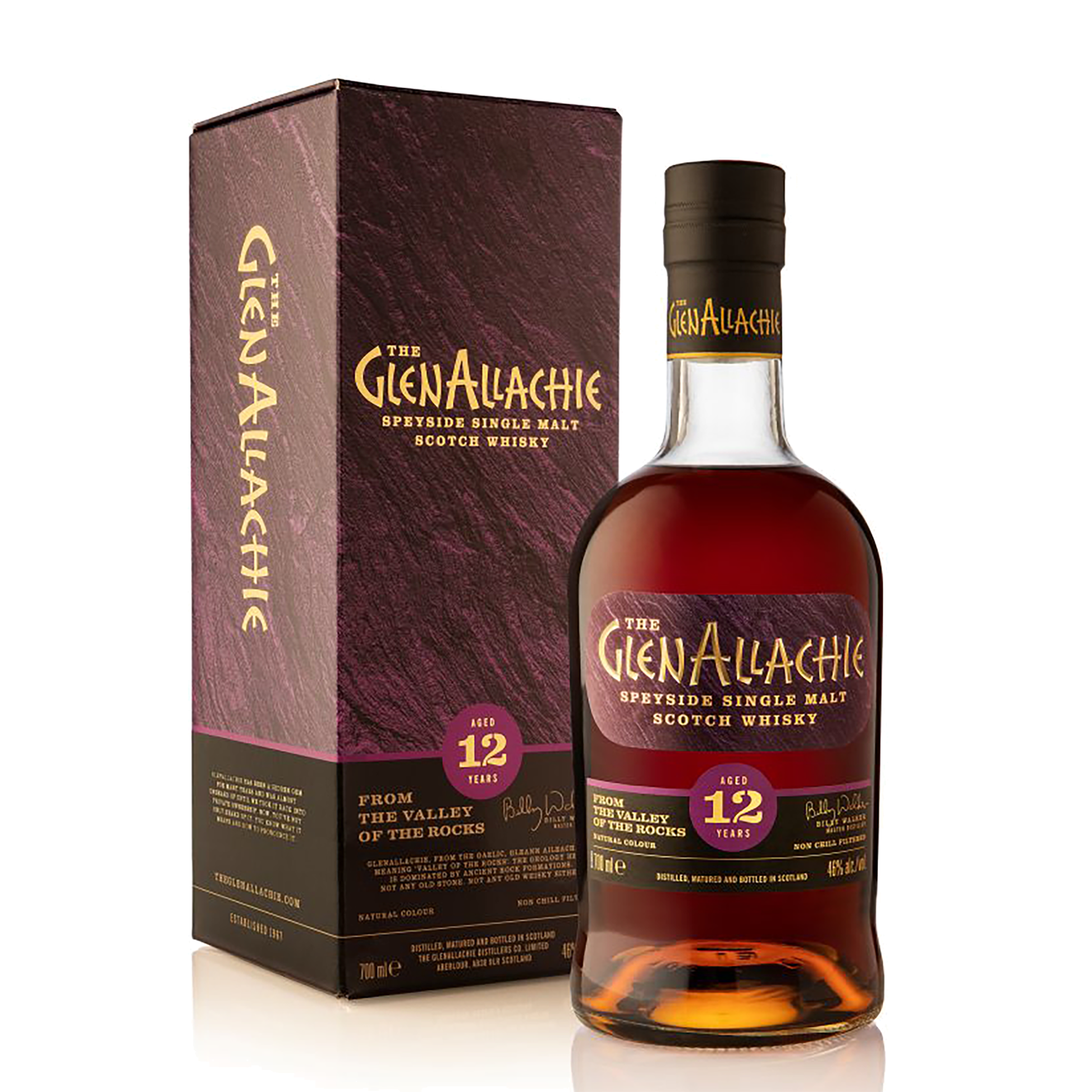 GlenAllachie 12 Year Old Single Malt Scotch Whisky 700ml - CBD Cellars