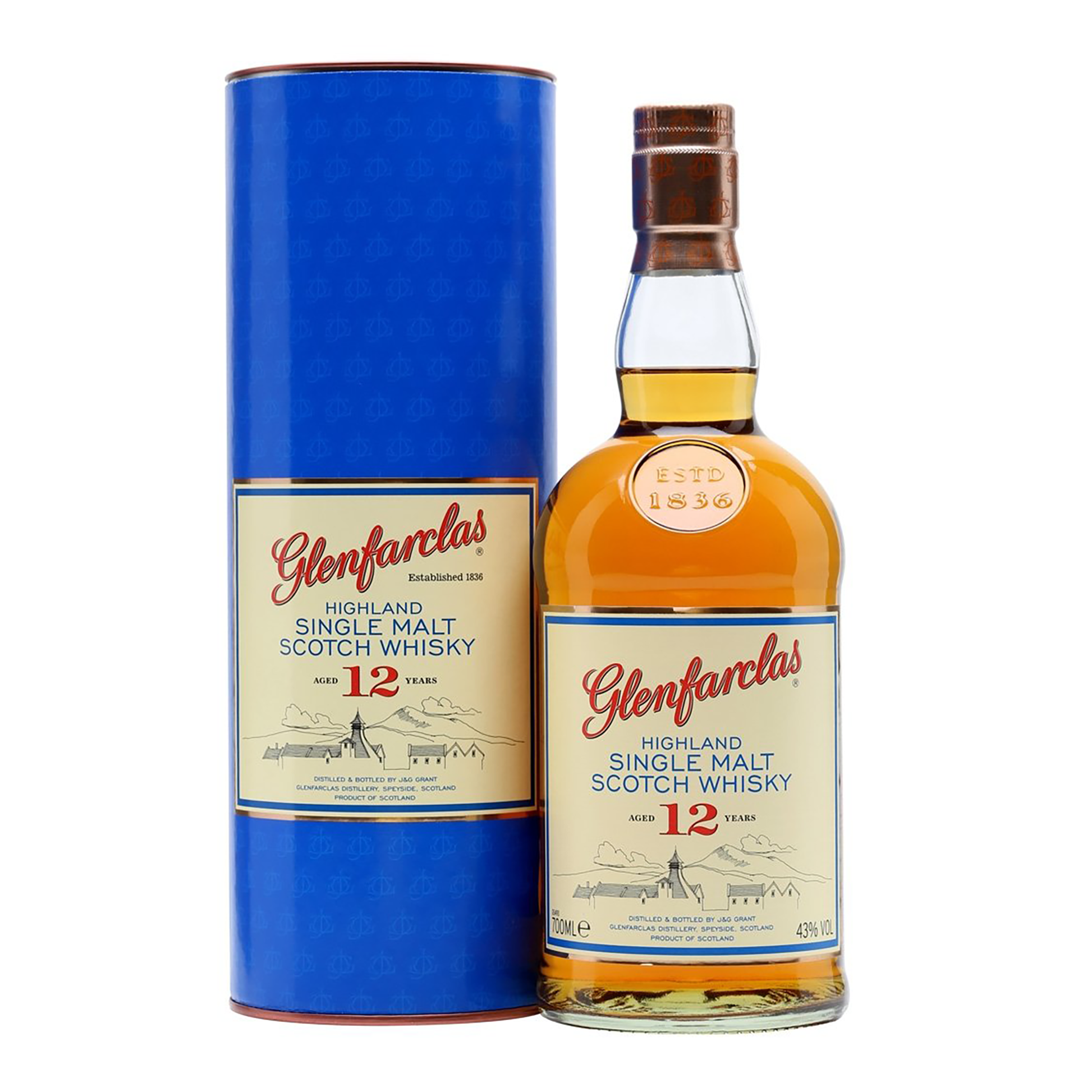 Glenfarclas 12 Year Old Single Malt Scotch Whisky 700ml - CBD Cellars
