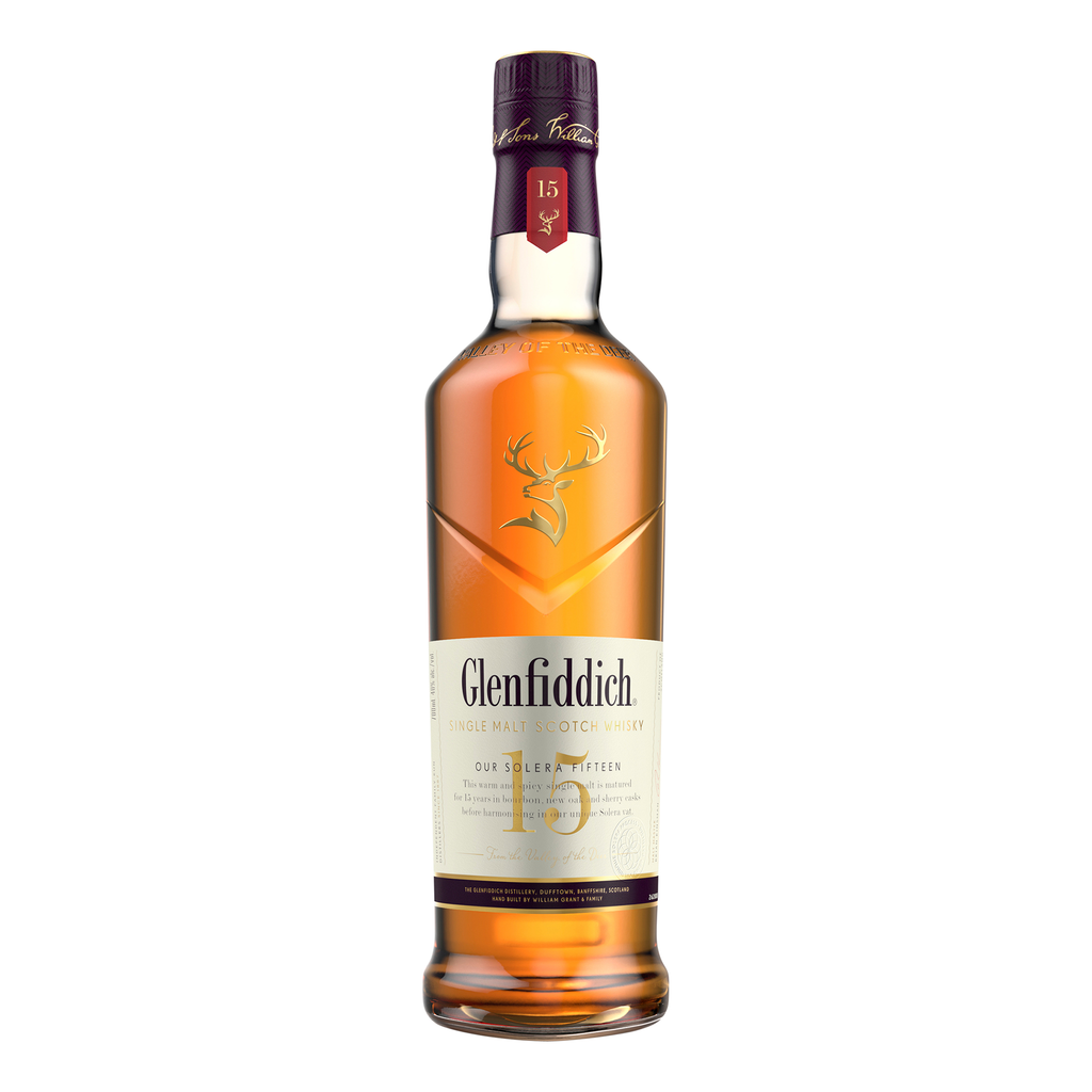 Glenfiddich 15 Year Old Single Malt Scotch Whisky 700mL - CBD Cellars