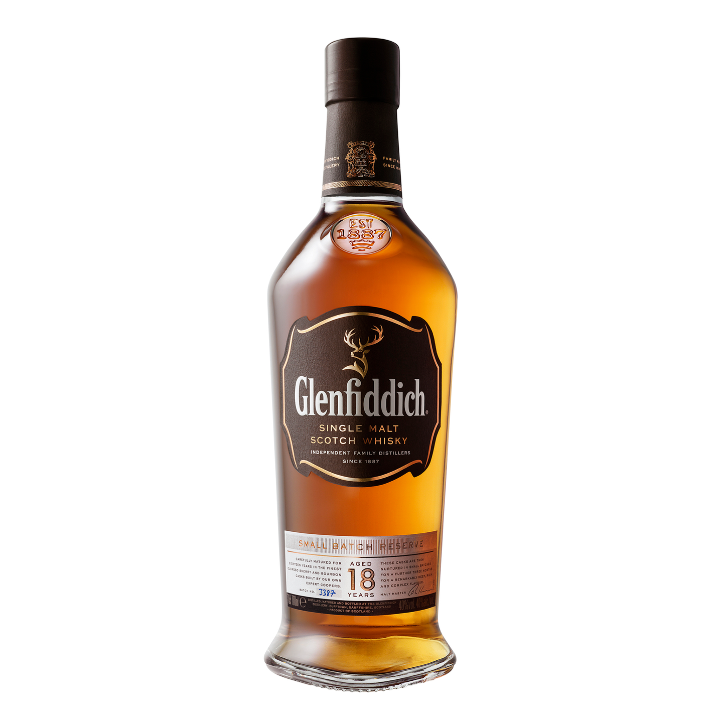 Glenfiddich 18 Year Single Malt Scotch Whisky 700ml - CBD Cellars