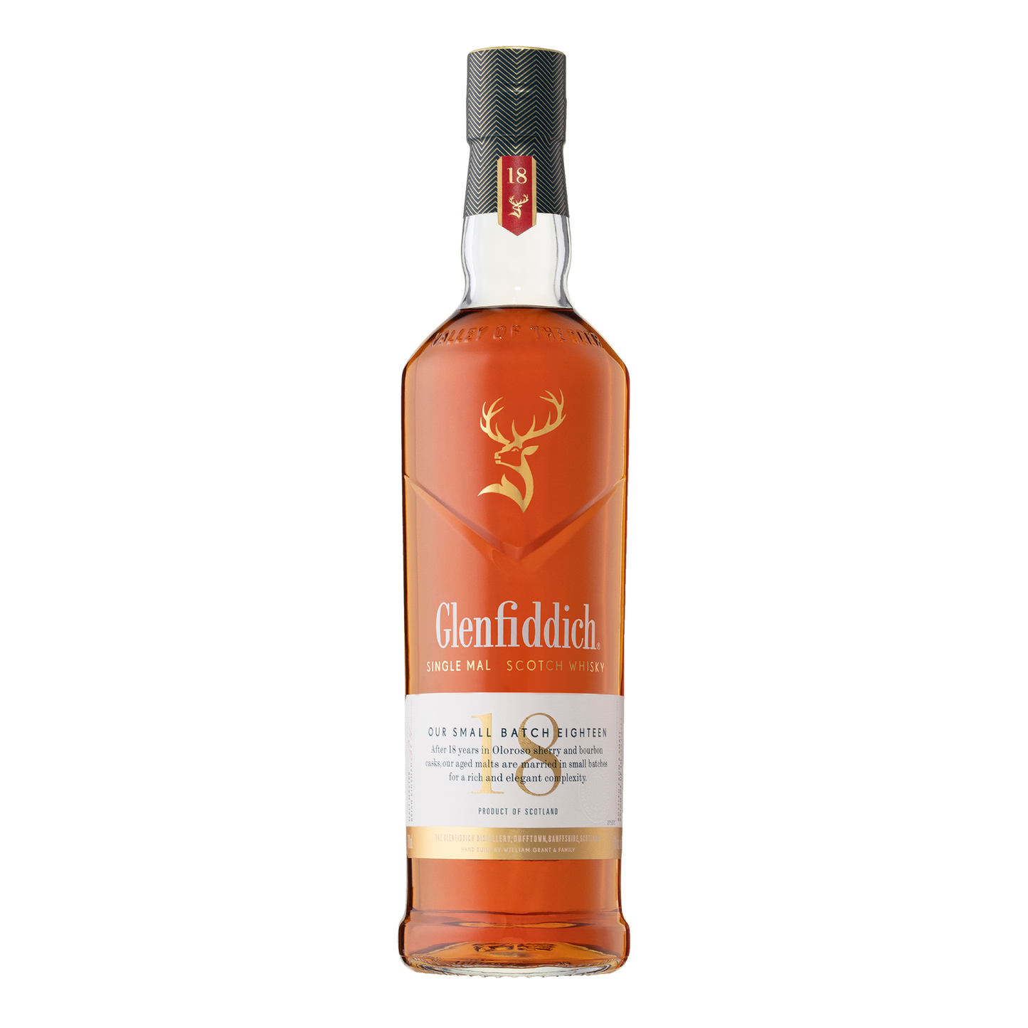 Glenfiddich 18 Year Single Malt Scotch Whisky 700ml - CBD Cellars