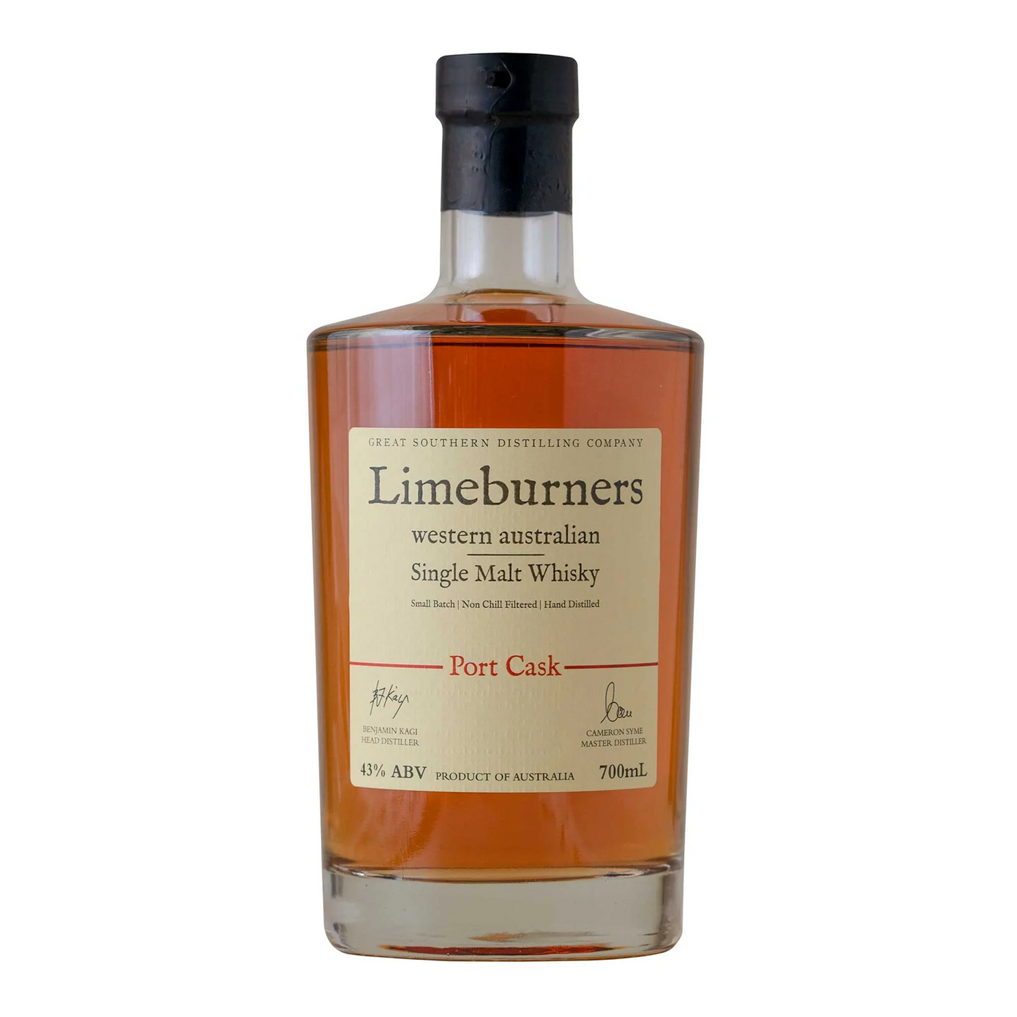 Great Southern Distillery Limeburners Port Cask Single Malt Australian Whisky 700ml - CBD Cellars
