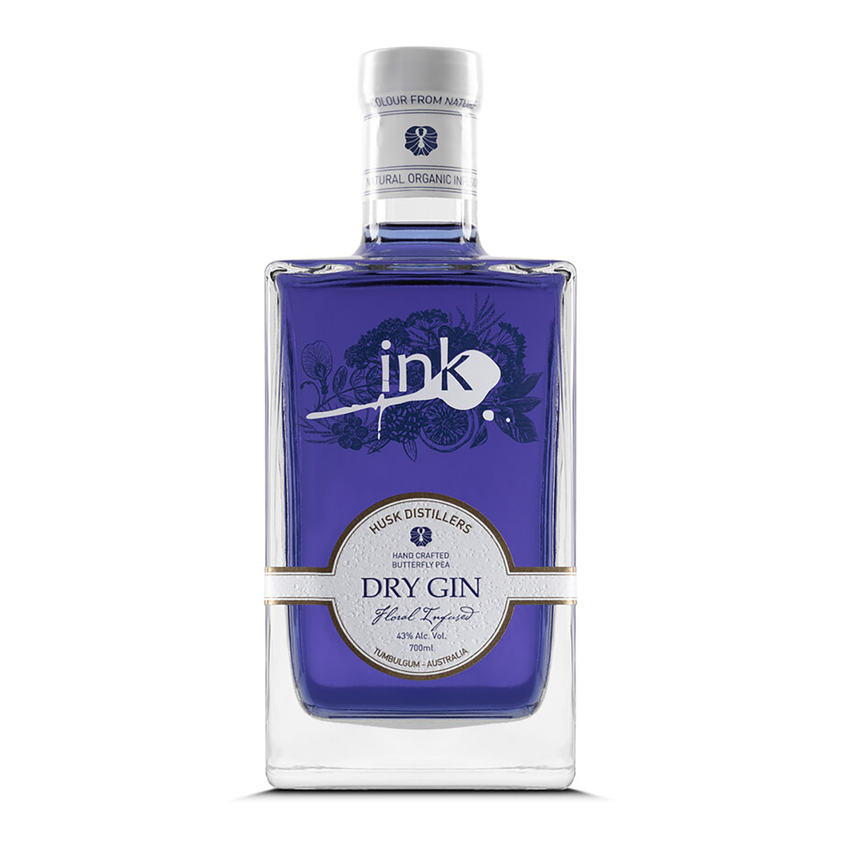 Husk Distillers Ink Gin 700ml - CBD Cellars