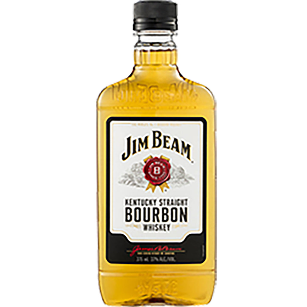 Jim Beam White Label Bourbon Whiskey 375ml – CBD Cellars