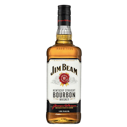 Jim Beam White Label Bourbon Whiskey 1L