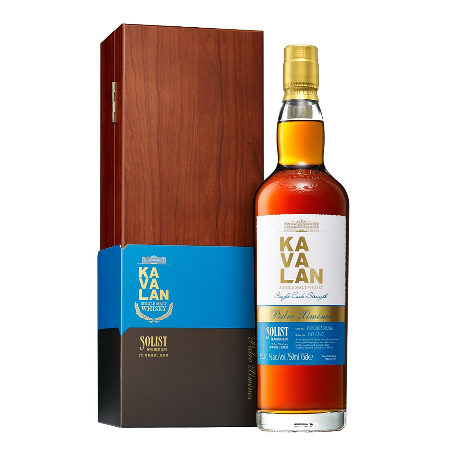 Kavalan Solist Pedro Ximenez Single Malt Taiwanese Whisky 750ml